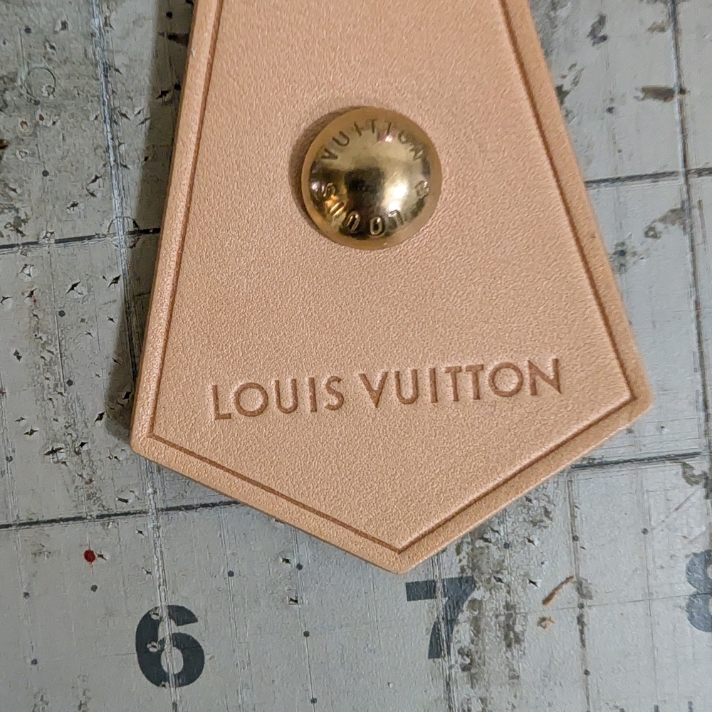 Upcycled Keychain Made W Authentic Louis Vuitton Materials - Picture 5 of 9